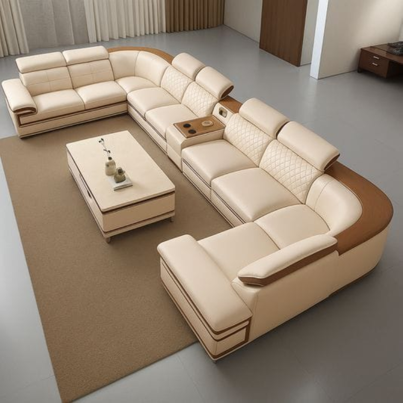 U Shape Sofa Set-1